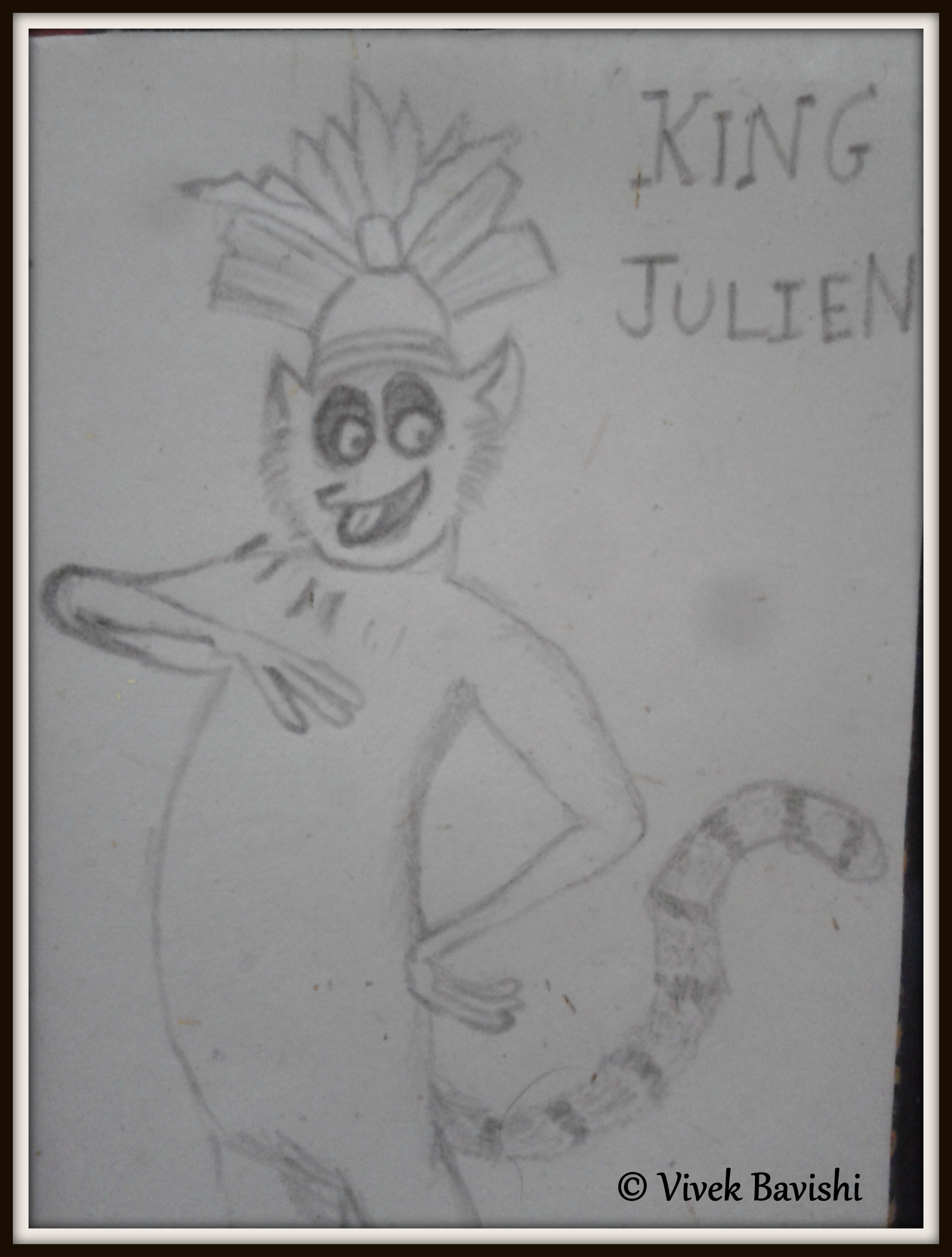 How to draw King Julien | Madagascar - Step by step drawing tutorials |  Coloring pages, Super coloring pages, Drawings